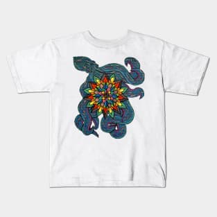 Octopus Mandala Kids T-Shirt